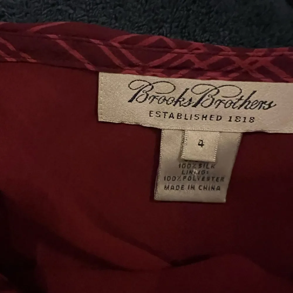 Brooks brothers silk skirt 4 - Picture 5 of 6